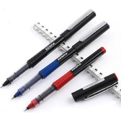 Japanese zebra SX-60 straight liquid gel pen C-JB1 signature pen student writing smooth black office business pens 20pcs/lot