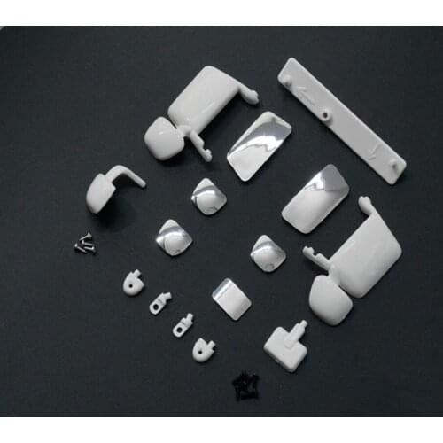 New ABS materials actros truck rearview mirror for tamiya 1/14 scale rc scania R620 56323 R730 R470 tractor trailer truck