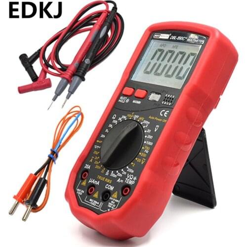 1 set of digital instrument VC890C-VC890D true RMS capacitor 2000uF 20A AC high-precision DC voltage current capacitor meter