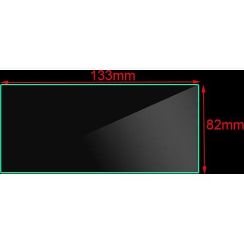 133x82mm/133*82mm tempered glass screen Film ForCar DVD GPS Radio Stereo Multimedia Navigation System