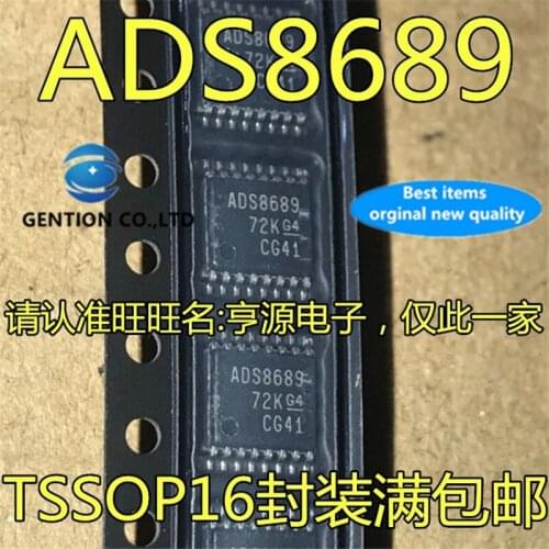 2Pcs ADS8689IPW ADS8689IPWR TSSOP-16 ADS8689 16 bit ADC chip in stock 100% new and original