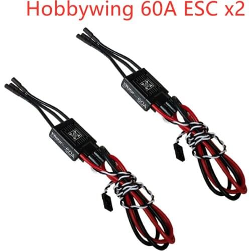 2PCS Hobbywing Xrotor PRO 60A RC Electric Brushless Speed Controller for Makeflyeasy Fighter RC Airplane Makeflyeasy Freeman