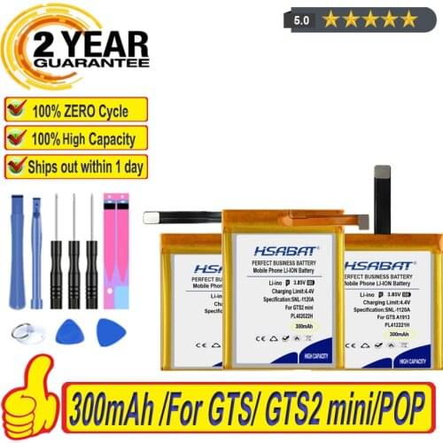 Top Brand 100% New Battery for Huami Amazfit smart Watch GTS A1913 PL412221H / POP A2009 PL392223H / GTS2 mini PL402022H