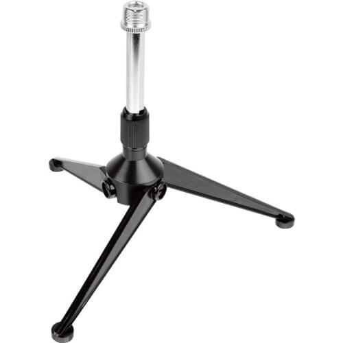 Alctron SM316 New Adjustable Height Desktop Tripod Folding Metal Microphone Stand
