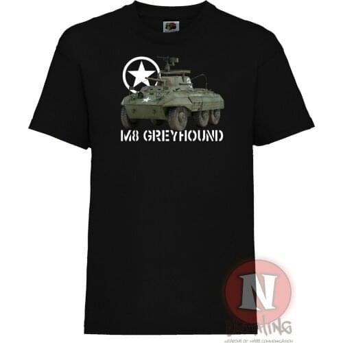 WWII Ally USA Military M8 Greyhound Recon Vehicle T-Shirt. Summer Cotton O-Neck Short Sleeve Mens T Shirt New S-3XL