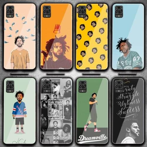 J. Cole Rap Soft Cover Phone Case For Redmi 4X 5 5plus 6 6A Note 4 5 6 6pro 7 Xiaomi 6 8se MIX2S Note 3 Tempered Glass