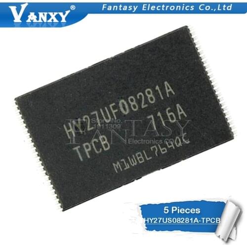 5PCS HY27US08281A-TPCB TSOP48 HY27US08281A TSOP NAND Flash Memory new and original