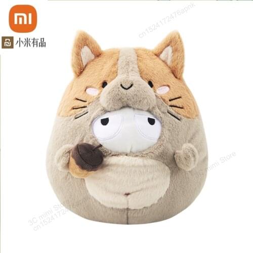 Original xiaomi new Rat year mascot little mouse 25CM doll soft PP tampon child cartoon toy gift girl