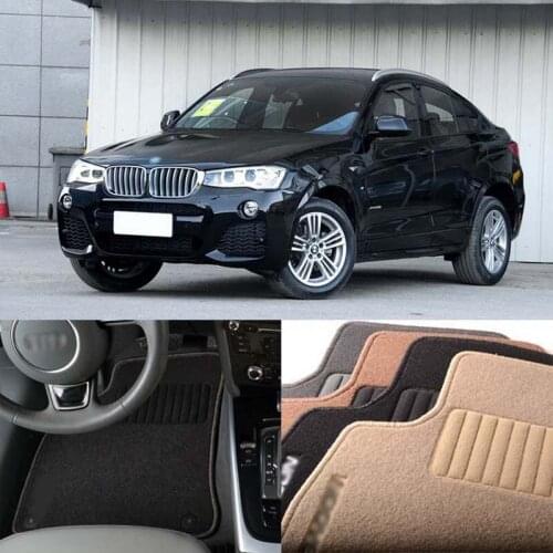 5pcs Premium Auto Fabric Nylon Anti-slip Floor Mats Carpet For BMW X4