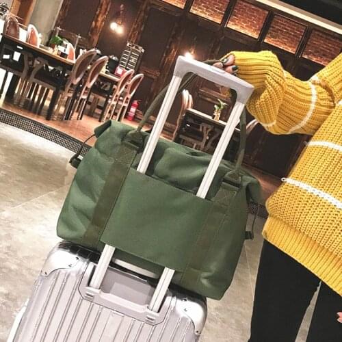 Do Not Miss New Travel Abroad Boarding Bag Large Capacity Hand Luggage Bag Storage Clothes Bag Trolley Case Oxford Travel Bags