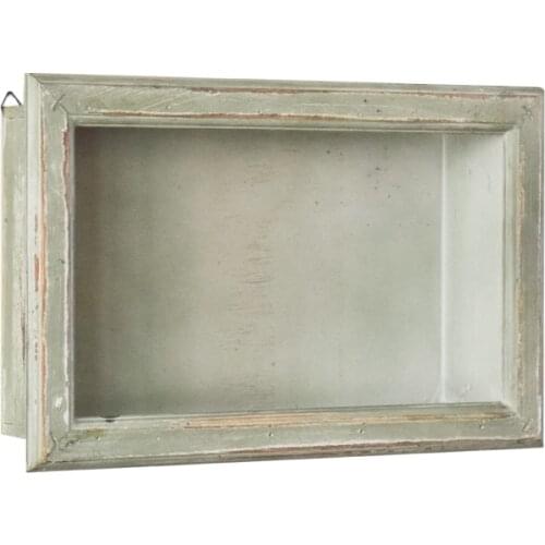 Handmade shabby chic wooden wall decor shadow box vintage