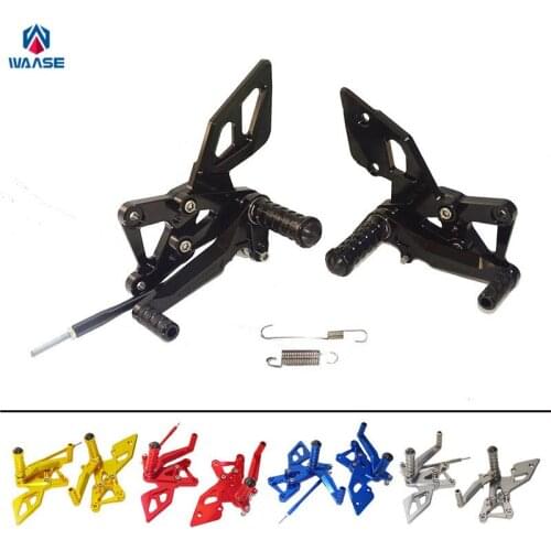 Waase Motorcycle Rider Rear Set Rearsets Footrest Foot Rest Pegs For Yamaha YZF R3 R25 2014 2015 2016 2017 2018 2019 2020