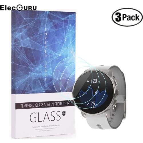 3 Pack for SUUNTO 9 PEAK Smartwatch Screen Protector Tempered Glass 9H 2.5D HD Scratch Proof Bubble-free Screen Protective Glass