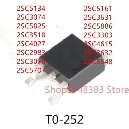 10PCS 2SC5134 2SC3074 2SC5825 2SC3518 2SC4027 2SC2983 2SC3076 2SC5707 2SC5161 2SC3631 2SC5886 2SC3303 2SC4615 2SC3632 2SC5548