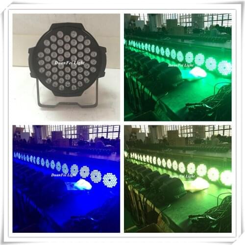 2 pieces rgb led par hight bright 54x3W dmx par led 54*3W led par light