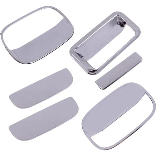 6pcs Car Door Handle and Tailgate Handle Cover Bowl fIt for Suzuki Jimny 2007 2008 2009 2010 2011 2012 2013 2014 2015 2016 2017