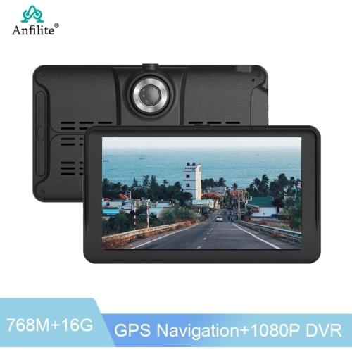 7 Inch Android Car GPS Navigator Parking monitoring 16G Touchscreen Navigation Car WIFI with Car Dash Camera DVR Map of europe