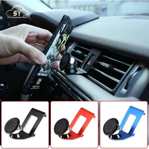 Aluminum alloy Car Mobile Phone Holder Navigation Bracket For Land Rover Range Rover Vogue 2017-2021 Car Accessories Interior