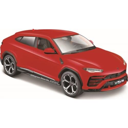 Maisto 1:24 New Pattern Lamborghini Urus SUV Red Alloy Racing alloy car model simulation car decoration collection gift toy