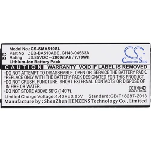 Cameron Sino Samsung Galaxy A5 2016 Batteries