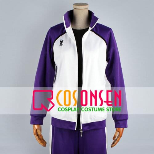COSPLAYONSEN Haikyuu!! Shiratorizawa Academy volleyball Team Cosplay Costume Suit All Size
