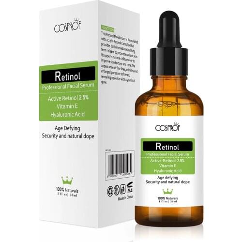 Cosprof Retinol Serum Moisturizer Facial Skin Care Set Anti Wrinkle Anti Aging Collagen Essences Liquid