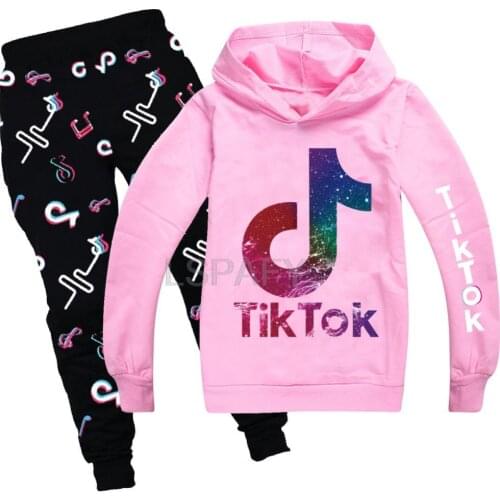 Children Clothing Autumn Girls Clothes Costume Cartoon Outfit Suit Kids Clothes Tracksuit TIK TOK Boys Girls Clothing Sets