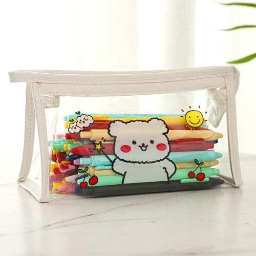 Cosmetic Storage Bag 1PCS Mini Transparent Small Wallet Coin Purses Bag Clutch Handbag Female Key Purse Cosmetics Storage Pouch