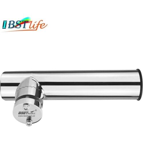 Rail Mount stainless steel316 fishing rod rack holder pole bracket support with clamp on rail 19 to 32mm boat marine hardware
