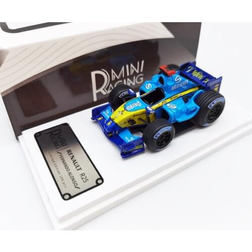 MINI Racing 1:64 1:64 2005/2007 F1 Renault/Kimi R25 Q Version Mini Egg Resin Simulation Model Car