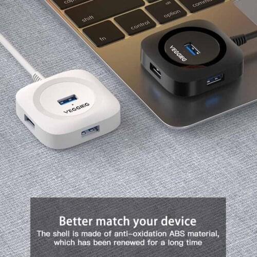 Mini USB 3.0/2.0 Hub Splitter 4 Ports USB Cables 1M 0.2M Micro Usb Docking Station Multiple USB Port Expander For PC Computer