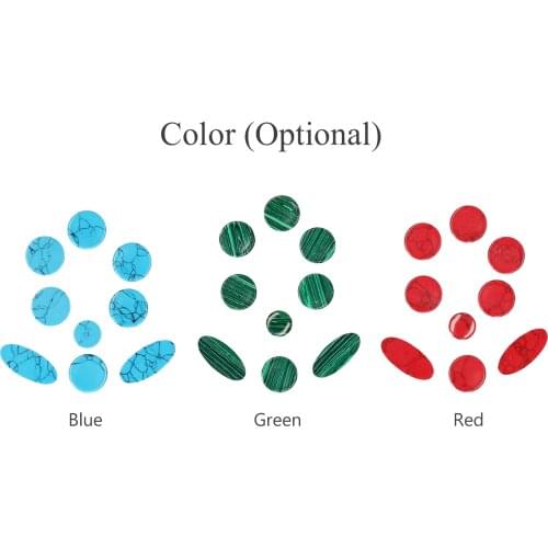 Muslady 9pcs Saxophone Buttons Set of Sax Stone Key Buttons for Alto Saxophone Musical Instrument Accessory 9Pcs of Alto Inlays