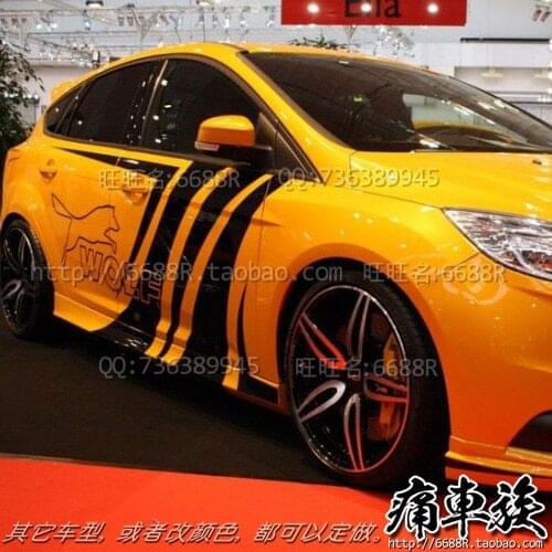 Car sticker film body appearance decoration modified hood sticker For Ford Focus 2016