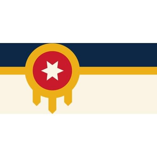 90x150cm new tulsa flag
