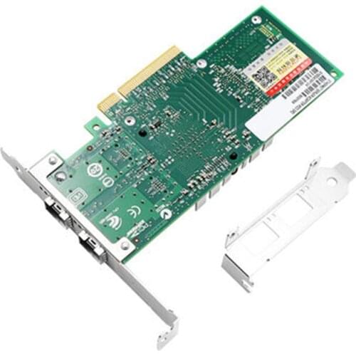 Optical Network Card Single Double Ports Intel Chipest 82599ES 10-Gigabit Ethernet 10GB SFP PCI-E X520 Server Network Adapter