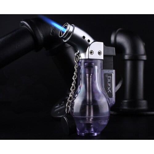Spray Gun Butane Jet Lighter Turbo Torch Cigar Pipe Gas Lighter Inflatable Portable Windproof Wine Bottle Lighter 1300 C Outdoor
