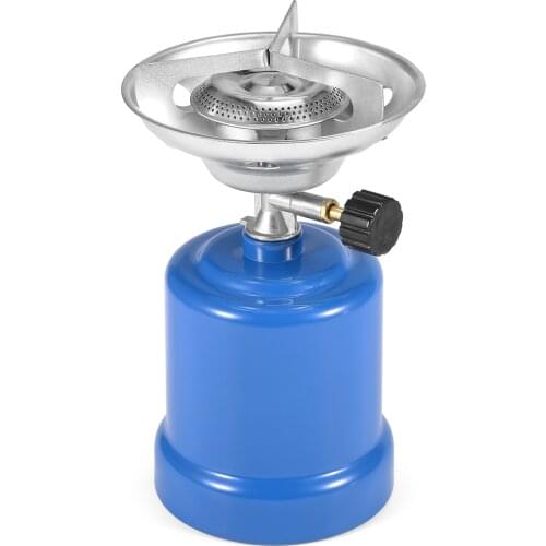 Portable Outdoor Camping Stove 190-g Euro Gas Tank Coffee Stove Adjustable Propane Gas Burner for Fishing Hiking Picnic 2021