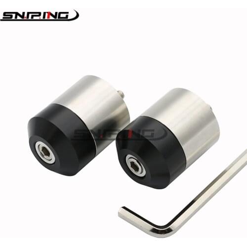 7/8'' 22mm Motorcycle Handlebar Grips For YAMAHA MT10 MT-10 FZ10 FZ 10 Moto Handle Bar Grips End Weights Caps Plugs Slider