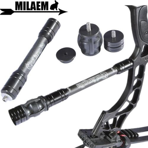 6inch 8inch Archery Compound Bow Stabilizer Carbon Balance Bar Weight Dampener Shock Rod Shooting Accessories