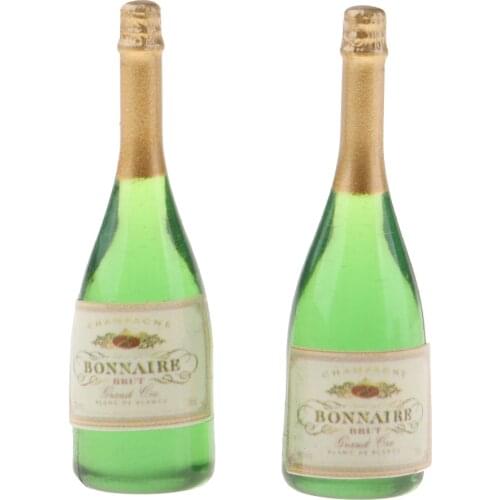 Pack Of 6 Kitchen Bar Accessories Mini Beer Bottles&Mugs For 1:12 Dollhouse