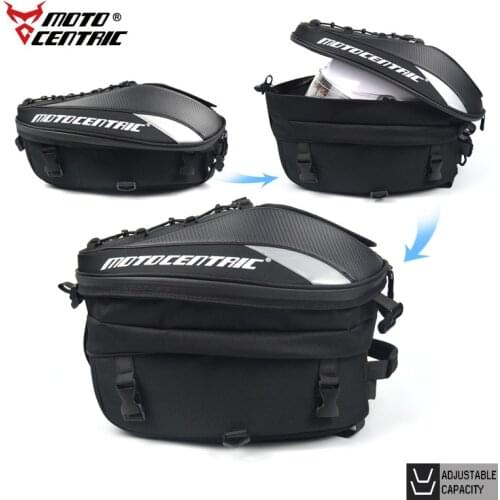 MOTOCENTRIC Waterproof Large Capacity Motorcycle Back Seat Bag motorcycle tail bag Multifunction Helmet Motocross Backpack