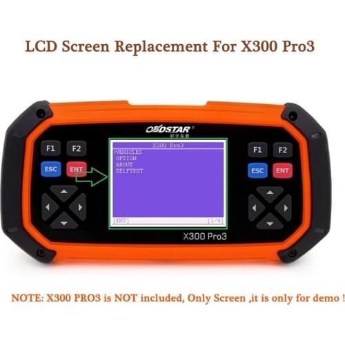 Original LCD SCREEN REPLACEMENT FOR OBDSTAR X300 PRO Key programmer
