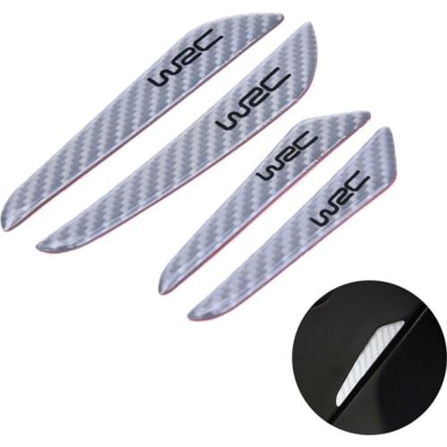 Guards Stickers for Every car Carbon fiber 4Pcs 2017 ar Door Protector Fiber Door side Edge Protection