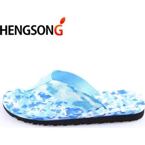 2020 Summer Beach Footwear Printed Flip Flops EVA Fashion Slippers for Unisex Flat With Couples Outside Sandals Casual Slippers