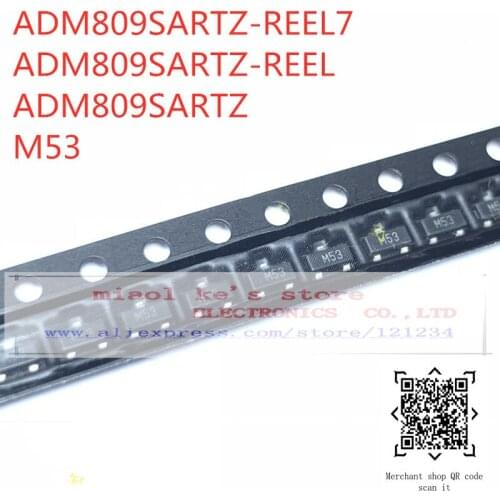 [5pcs]100%New original: ADM809SARTZ-REEL7 ADM809SARTZ-REEL ADM809SARTZ M53 - 2.93V Microprocessor Supervisory Circuit, Active-Lo