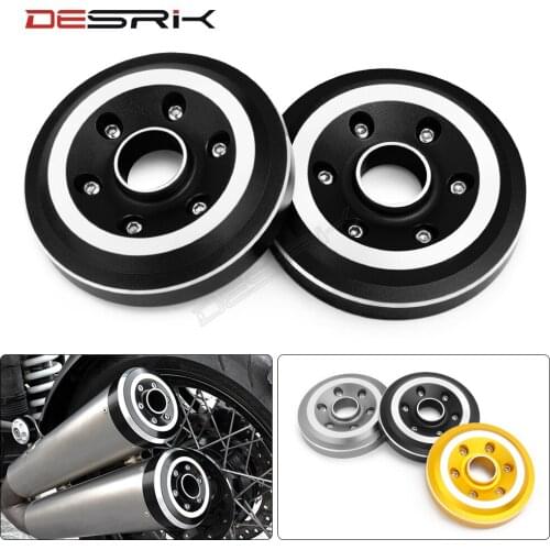 Motorcycle CNC Aluminum Exhaust Muffler Tip Tail Cover For BMW R Nine T 2014 2015 2016 RNineT R9T Accessories