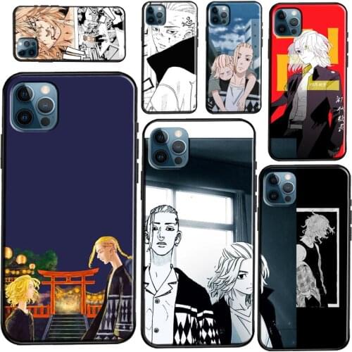 Anime Tokyo Revengers Silicone Case For iPhone 12 11 Pro Max 7 8 Plus SE 2020 12 Mini X XR XS Max Back Cover