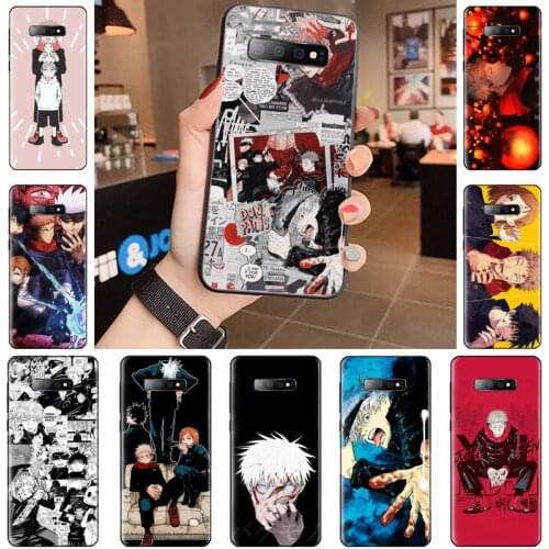 Jujutsu kaisen anime horror cartoon Phone Case For Samsung Galaxy S5 S6 S7 S8 S9 S10 S10e S20 edge plus lite