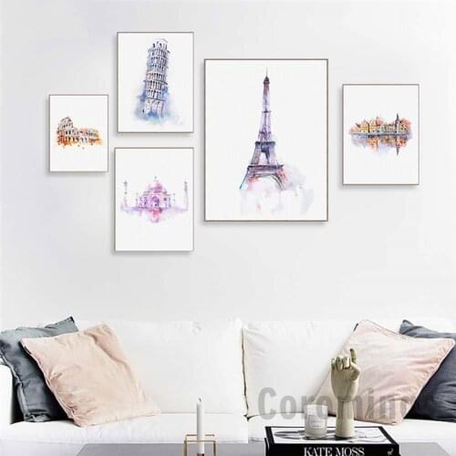 Corominas Wall Watercolor Paintings