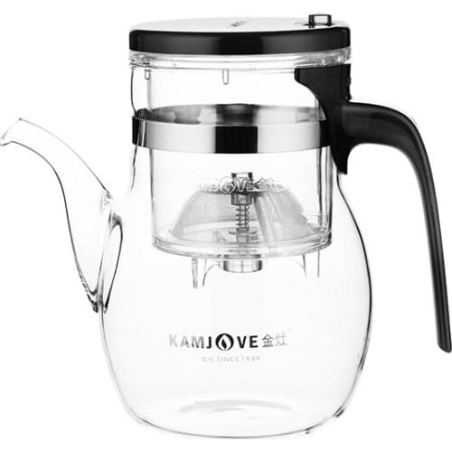 Elegant glass cup gift set with tea cup liner filter heat-resistant teapot exquisite tea ceremony glass tea kettle